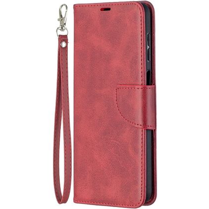 Mobigear Excellent Samsung Galaxy A12 Wallet case - Red