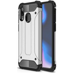 Mobigear Outdoor Samsung Galaxy A40 Hardcase Back cover Antiurto - Argento