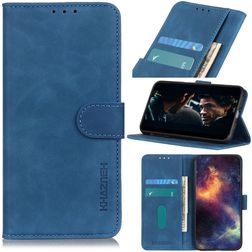 Mobigear Retro Samsung Galaxy S20 Plånboksfodral med sedelfack - Blå