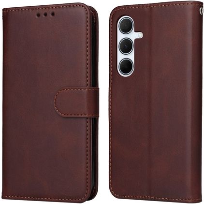 Mobigear Wallet Samsung Galaxy A36 Plånboksfodral med sedelfack - Brun