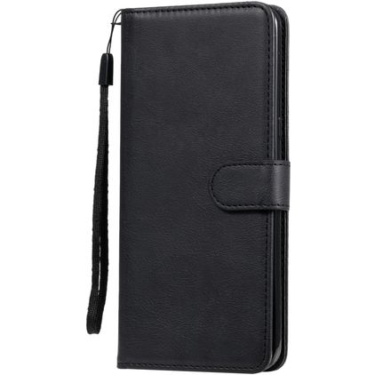 Mobigear Premium LG V60 ThinQ Lompakkokotelo + Setelitasku - Musta