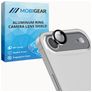 Mobigear Single Lens iPhone Air Vidro temperado Protetor de lentes da câmara - Compatível com capas - Preto