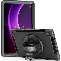 Mobigear SureGrip Lenovo Tab P11 Gen 2 Case Plastic / Silicone Back cover + Stand - Black