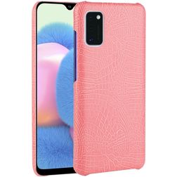 Mobigear Croco Samsung Galaxy A41 Hardcase Back cover - Rosa