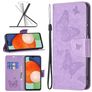 Mobigear Butterfly Samsung Galaxy A13 4G Funda tipo libro Cartera - Morado