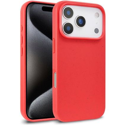 Mobigear Bio iPhone 18 Pro Max Miljøvenligt materiale Bagsidecover - Rød