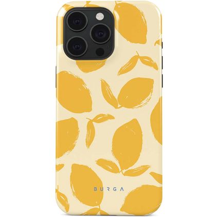 Burga Tough iPhone 15 Pro Hardcase Back cover Antiurto - Lemon Tart