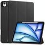 Mobigear Tri-Fold iPad Air 13 pulgadas (2024) Funda tipo libro + Portalápices - Negro