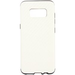 Mobigear Racing Samsung Galaxy S8 Plus TPU flexível Capa traseira - Branco