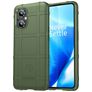 Mobigear Rugged Shield OPPO Reno 7 Lite Fleksibel TPU Bagsidecover Stødsikkert - Grøn