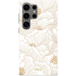 MIO Samsung Galaxy S24 Ultra MagSafe Fodral Hårdplast Skal - White Roses