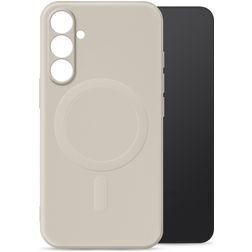 My Style Protective Flex Samsung Galaxy S25 MagSafe Joustava TPU Suojakuori - Antique White