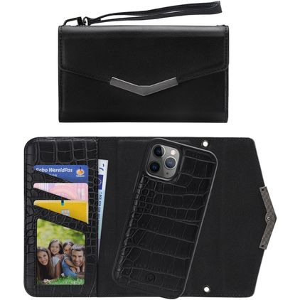 Mobilize Elegant Magnet iPhone 11 Pro Case Detachable 2-in-1 Clutch - Black Croco