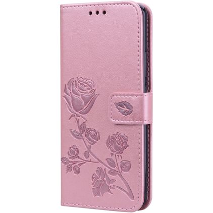 Mobigear Roses Huawei Mate 20 Pro Plånboksfodral med sedelfack - Roséguld