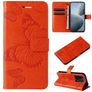 Mobigear Butterfly Xiaomi 14T Capa livro Carteira - Laranja