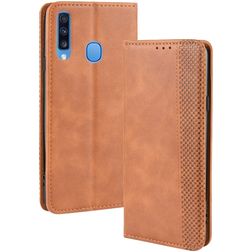 Mobigear Sensation Samsung Galaxy A20s Cover a libro portafoglio - Cognac