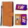 Mobigear Wallet Samsung Galaxy M32 5G Knížkové pouzdro Peněženka - Hnědá