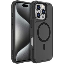 Mobigear Traveller iPhone 16 Pro MagSafe Fodral Hårdplast Skal Stötsäkert - Svart