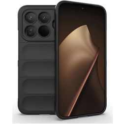 Mobigear Bumpy Xiaomi 15T Pro Fleksibel TPU Bagsidecover - Sort