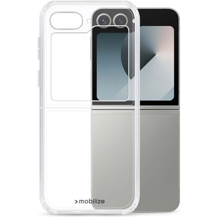 Mobilize Gelly Transparentní Samsung Galaxy Z Flip 6 Flexibilní TPU Zadní kryt - Průhledná