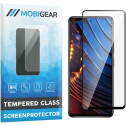 Mobigear Premium POCO X3 GT Glas Skærmbeskytter - Case Friendly - Sort
