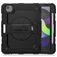 Mobigear SureGrip Xtreme iPad Air 5 (2022) Plastica rigida / Silicone Back cover + Portapenna + Tracolla + Supporto - Nero