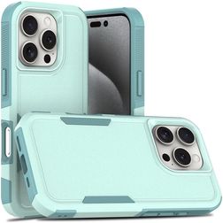 Mobigear Heavy Armor iPhone 16 Pro Hardcase Etui plecki Wstrząsoodporne - Zielony