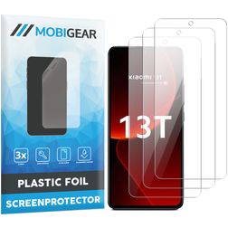 Mobigear Xiaomi 13T Ochrana displeje Fólie - kompatibilní s pouzdry (3 ks)