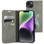 Mobiparts Classic Wallet iPhone 14 Plus Funda tipo libro Cartera - Granite Grey