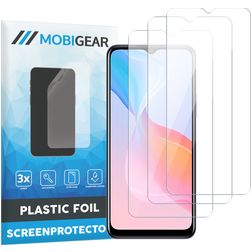 Mobigear Vivo Y21s Protector de pantalla Film - Compatible con fundas (pack de 3)