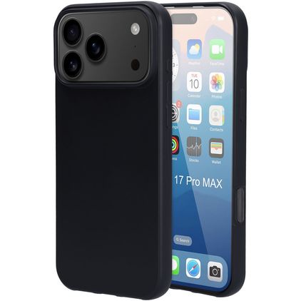 Mobiparts Classic iPhone 17 Pro Max Elastyczne TPU Etui plecki - Czarny