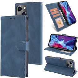 Mobigear Wallet iPhone 14 Lompakkokotelo + Setelitasku - Sininen