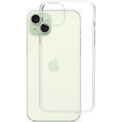 Mobiparts Classic Clear iPhone 15 Plus Elastyczne TPU Etui plecki - Przezroczysty