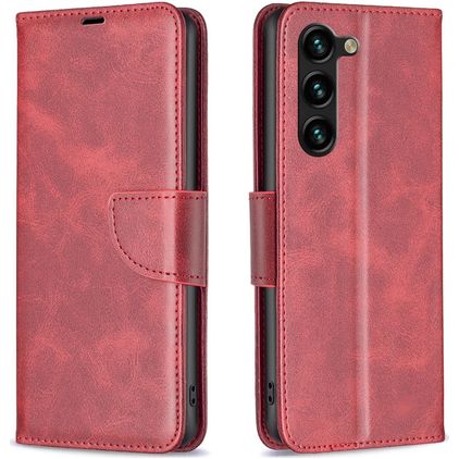 Mobigear Excellent Samsung Galaxy S25 Plus Wallet case - Red