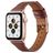 Mobigear Napoli Pelle Apple Watch Cinturino Fibbia ad ardiglione - 42/41/40/38 mm - Marrone