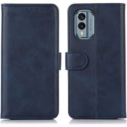 Mobigear Wallet Nokia X30 Plånboksfodral med sedelfack - Blå
