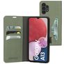 Mobiparts Classic Wallet Samsung Galaxy A13 4G Funda tipo libro Cartera - Stone Green