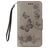 Mobigear Butterfly Samsung Galaxy A8 (2018) Wallet case - Grey