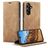 CaseMe 013 Samsung Galaxy A16 Funda tipo libro Cartera - Marrón