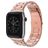 Mobigear Antwerp Correa Acero inoxidable Cierre de mariposa para Apple Watch - 42/41/40/38 mm - Oro rosa