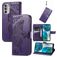 Mobigear Butterfly Motorola Moto G52 Cover a libro portafoglio - Viola