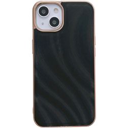 Mobigear Wavy iPhone 14 Plástico rígido Capa traseira - Preto