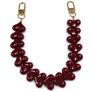 Mobigear Plastic Heart Universal Adjustable Phone Cord - Ruby Red