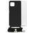 Mobilize Lanyard Gelly Samsung Galaxy A22 5G TPU flexível Capa com cordão - Preto