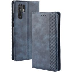 Mobigear Sensation Huawei P30 Pro Lompakkokotelo + Setelitasku - Sininen