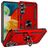 Mobigear Armor Ring Samsung Galaxy A24 Hardcase Etui plecki Wstrząsoodporne z pierścieniem - Czerwony