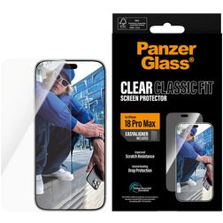 PanzerGlass Classic fit iPhone 18 Pro Max Tempered Glass Screen Protector - Case Friendly + Installation Frame