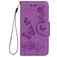 Mobigear Butterfly iPhone X Funda tipo libro Cartera - Morado