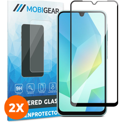 Mobigear Premium Samsung Galaxy A17 Vidro temperado Película de ecrã - Compatível com capas - Preto (Pack de 2)