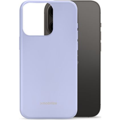 Mobilize Rubber Gelly iPhone 14 Pro TPU flexível Capa traseira - Pastel Purple